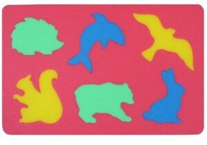 Pěnové puzzle koberec divoká zvířata