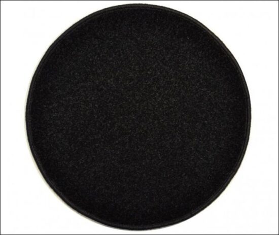 Eton černý koberec kulatý - 120 cm