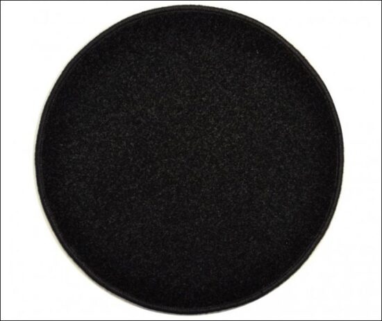 Eton černý koberec kulatý - 160 cm