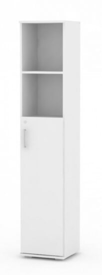 Úzká kombinovaná skříňka rea office 50 + d3 (1ks) - bílá