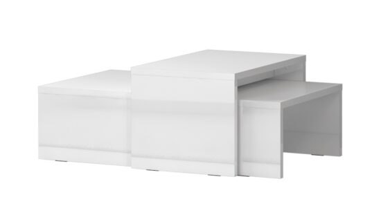 Set konferenčních stolků tiana - bílá