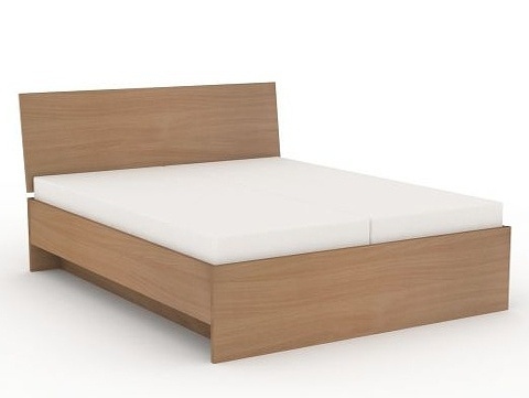 Manželská postel rea oxana 160x200cm – buk