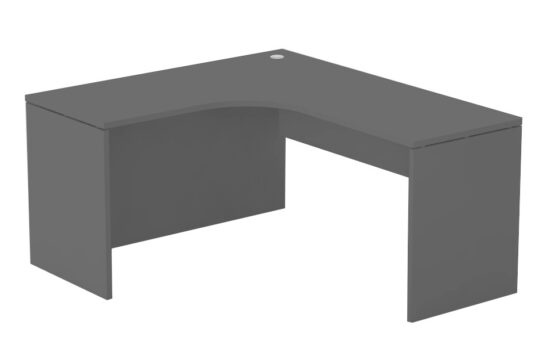 Rohový stůl rea play - graphite - levý