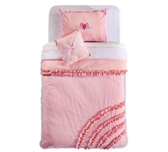 Přehoz přes postel 90-100cm ballerina - růžová