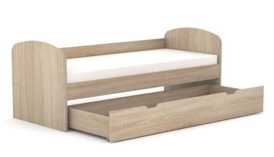 Dětská postel s šuplíkem rea kakuna 80x200cm - dub bardolino
