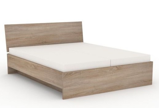 Manželská postel rea oxana 180x200cm - dub bardolino
