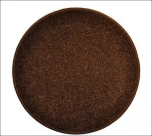 Eton hnědý koberec kulatý - 120 cm