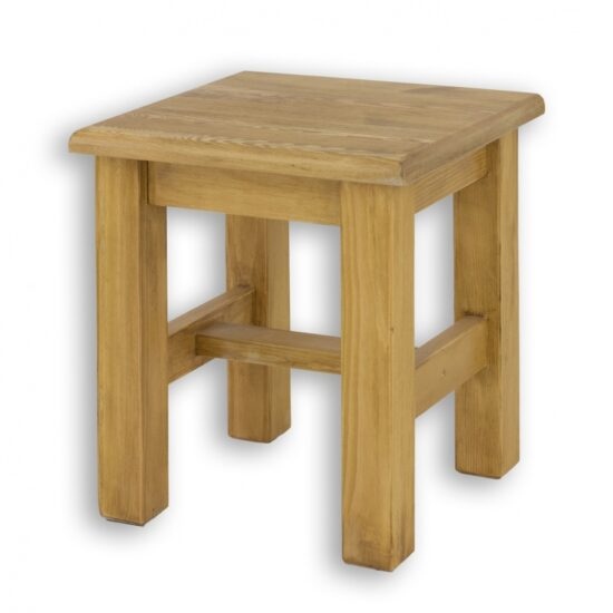 Dřevěná stolička/stolek sil 21 - k03 bílá patina