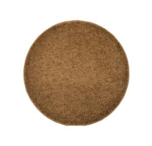 Koberec color shaggy - světle hnědá - kruh - 120 cm