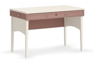 Psací stůl beauty - béžová/růžová