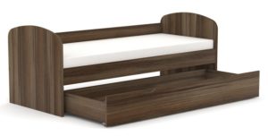 Dětská postel s šuplíkem rea kakuna 80x200cm – ořech rockpile