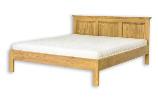 Masivní postel 160x200 acc 01 - k15 hnědá borovice