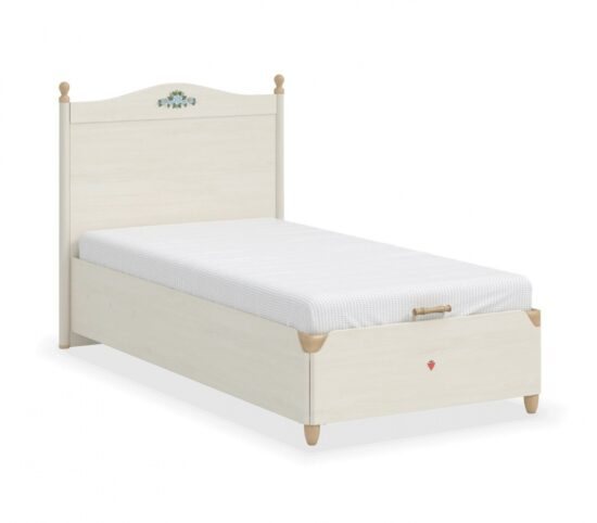 Dětská postel s úložným prostorem lilian 100x200cm - bříza