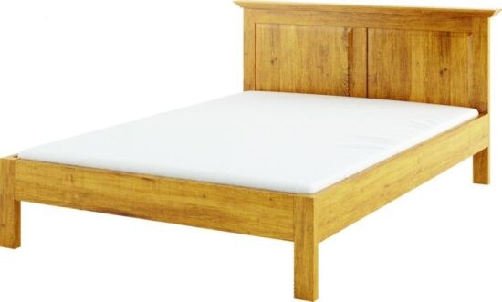 Masivní postel 180x200 acc 01 - k03 bílá patina
