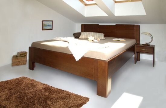 Masivní postel s úložným prostorem k-design 3 - 160/180 x 200cm - 180