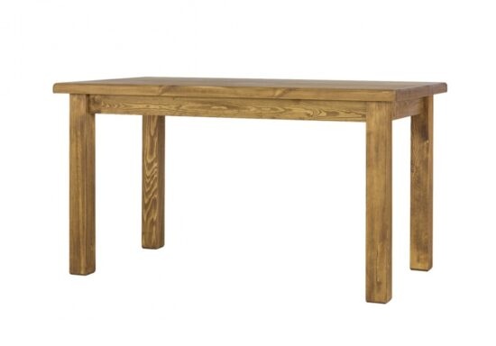 Dřevěný stůl 80x140 mes 13 a s hladkou deskou - k01 světlá borovice