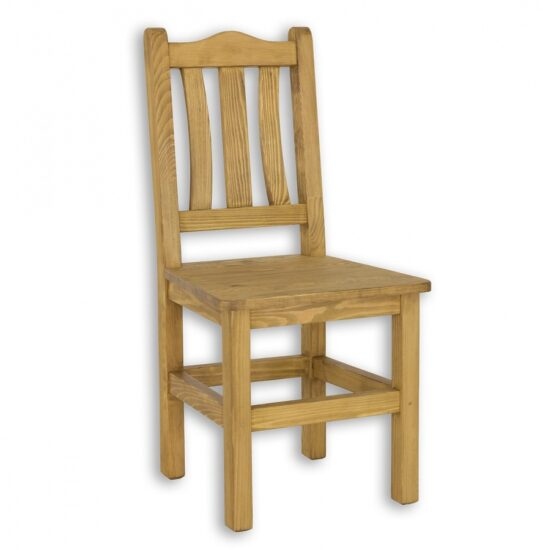 Židle z masivního dřeva sil 05 selská - k16 antická bílá