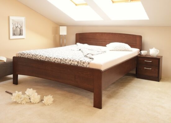 Masivní postel s úložným prostorem evita 4 - 160/180 x 200cm - 160 x