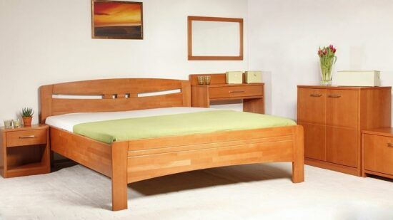 Masivní postel s úložným prostorem evita 1 - 160/180 x 200cm - 180 x