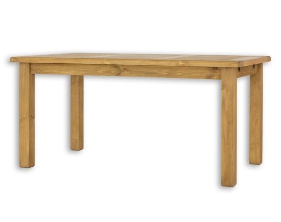 Dřevěný selský stůl 80x120 mes 13 b - k17 bílý vosk