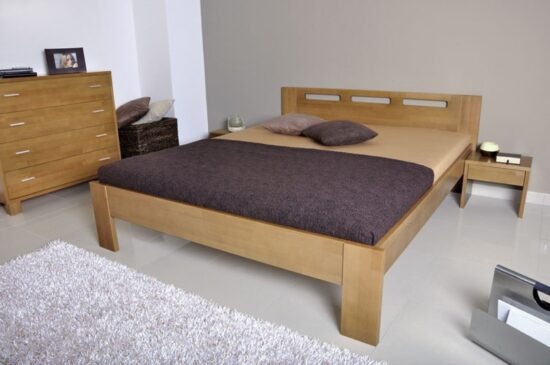 Manželská postel nela - masiv buk - 180 x 200 cm