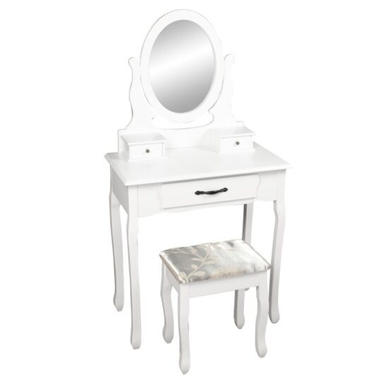 Toaletní stolek s taburetem