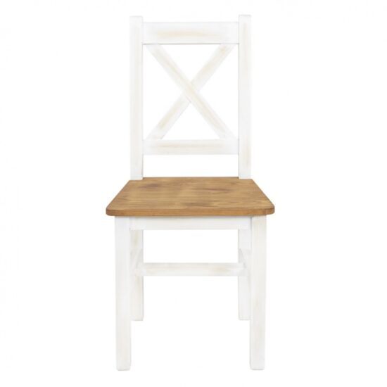 Židle aron - k16 - starožitná bílá
