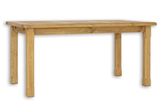 Dřevěný jídelní stůl 80x140cm mes 02 b - k13 bělená borovice