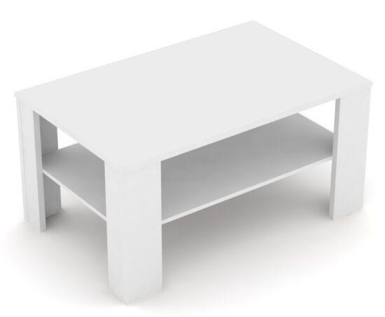 Konferenční stolek rea 3v - bílá