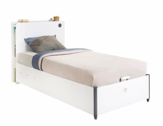 Dětská vyklápěcí postel pure 100x200cm - bílá