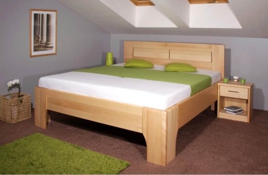 Masivní postel s úložným prostorem olympia 3 - 160/180 x 200cm -