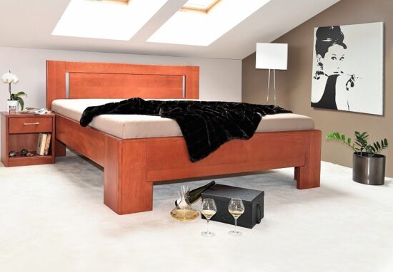 Masivní postel s úložným prostorem hollywood 1 - 160/180 x 200cm - 180