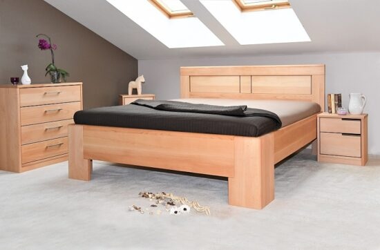 Masivní postel s úložným prostorem hollywood 2 - 160/180 x 200cm - 180