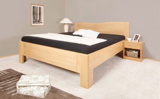 Masivní postel s úložným prostorem k-design 1 - 160/180 x 200cm -