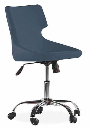 Otočná židle na kolečkách colorato - modrá