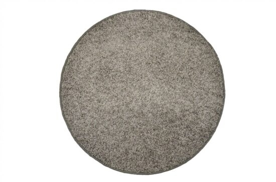 Koberec color shaggy - šedá - kruh - kruh průměr 80cm