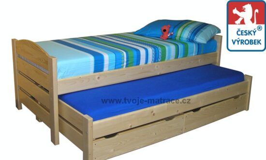 Dětská postel s přistýlkou jesper p-buk - s přistýlkou