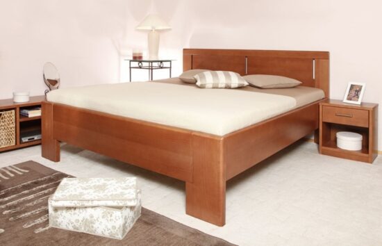 Masivní postel s úložným prostorem deluxe 3 - 160/180 x 200cm - 180 x