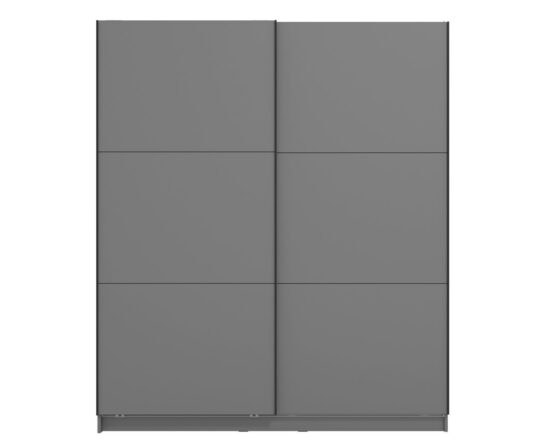 Šatní skříň s posuvnými dveřmi catalina 180 - šedá